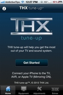 THX מכוון iOS ברוך הבא