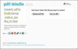 Konwertuj pliki PDF na eBooki MOBI przyjazne dla Kindle za pomocą PDF4Kindle