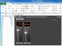Excel Mixer Nano: MS Excel-Add-In zur Steuerung von Zellwerten mit Schiebereglern