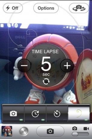 „CameraTweak“ „iOS Cam“ parinktys