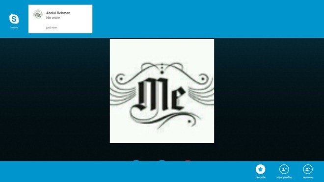 Skype_Right Klicka på Meny i samtal