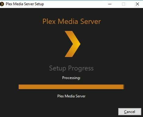Plex בשרת 7 של מדיה NAS עם Plex