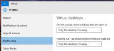 Nascondi Windows / App aperte su altri desktop virtuali dalla barra delle applicazioni [Windows 10]