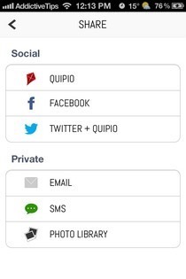 Quipio iOS शेयर