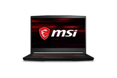MSI GF63 Thin 9SC-614 Laptop para jogos de 15,6 ", Intel Core i5-9300H, NVIDIA GTX 1650