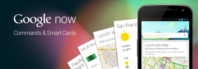Google Now-comandi-smart-card