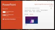 Nabavite prilagođene predloške za prikaz na početnom zaslonu u MS Office 2013