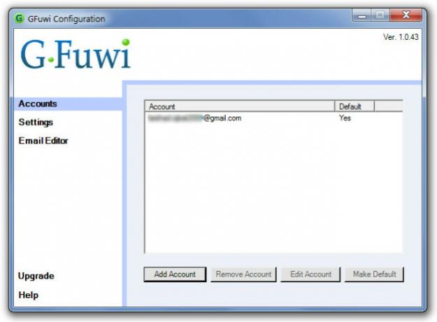 GFuwi-configuratie