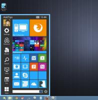Få en sida vid sida, tillvalsstaplad och anpassningsbar startmeny i Windows 8