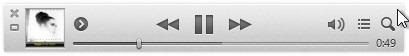 iTunes 11.0.3 Voortgangsbalk