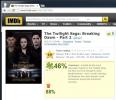 Преглед на оценките на филма за гнили домати на страниците на IMDb [Chrome]