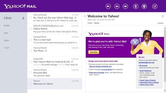 Yahoo! Posta principale