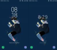 Bir Samsung Telefon Kilit Ekranı Dikey Saat Nasıl Değiştirilir