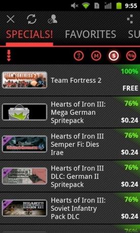 Steam-Per-Android-Specials