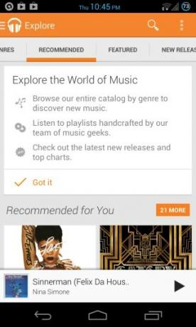 Google Play Music All Access voor Android