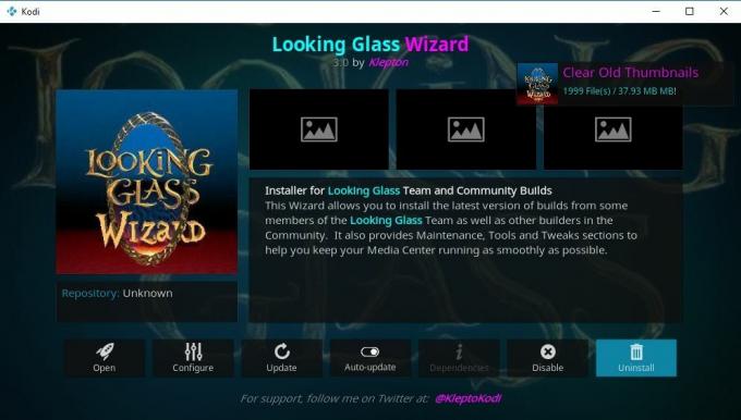 Bedste Kodi Wizard Addons 3 - Looking Glass rengøringsguide