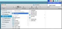 إخفاء / إظهار ملفات ومجلدات Mac OS X من شريط القوائم باستخدام Funter