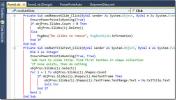 Függőleges vonalak megjelenítése minden behúzás szintjén a Visual Studio 2010-ben