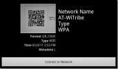 Pripojte sa k sieti Wi-Fi skenovaním kódov QR pomocou snímača čiarových kódov [Android]