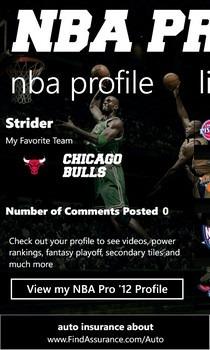 ملف NBA Pro '12 الشخصي