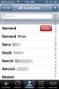 Pridanie hovorov, SMS, e-mailov, sociálnych sietí a odstránenia skratiek do aplikácie iOS Contacts With Gotha