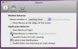 Musica är en iTunes-kontroller på skärmen för Mac