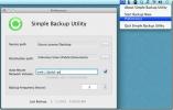 Simple Backup Utility: резервное копирование системы Mac / пользовательских данных на сетевые диски