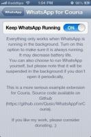 Gyorsválasz a Windows számára a WhatsApp számára iPhone-on ezzel a Couria-kiegészítővel