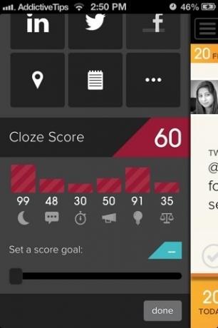Cloze iOS Score
