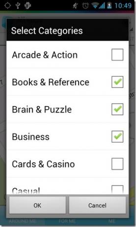 Ericssoni rakendused-Android-kategooriad