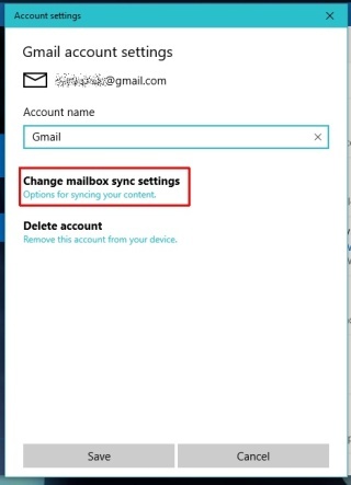 mail sinkronizacija-settings