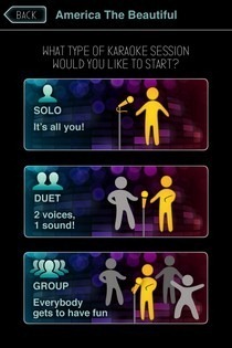Bernyanyi! Langkah iOS
