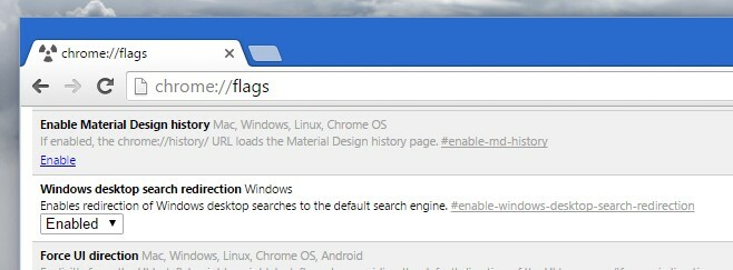 preferința de redirecționare a căutării desktop pe Chrome