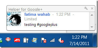 notification Google Desktop