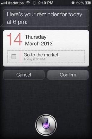 أستريد iOS Siri