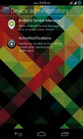 ActiveNotifications operētājsistēmai Android 7
