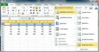 Excel 2010 dupliserte og unike verdier