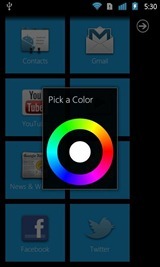 WP7 Launcher Android Theme Chooser