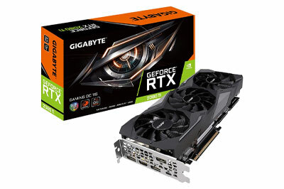 GIGABYTE GeForce RTX 2080 Ti Gaming OC 11 GB Grafikkort GV-N208TGAMING OC-11GC