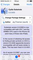 Frissítse a Cydia hordozót iOS 7, iPhone 5s és egyéb A7 eszközökre