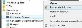 Как да отворите повишен команден ред с права на администратор в Windows 7 / Vista