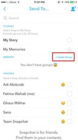gruppi-Snapchat