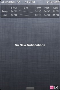 WeatherUnderground iOS Trend