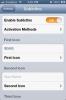 SubIc0ns, iPhone'a Hareket Kısayoluyla Etkinleştirilmiş Uygulama Kısayolları Ekleme Çubuğu Ekler