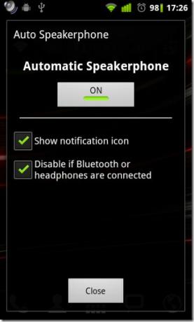 Automatski zvučnik za Android