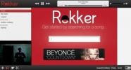 Rokker: Glasbena pretočna glasba Powered by YouTube [Splet]