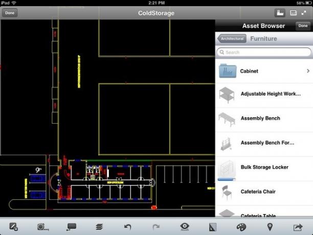 Zasoby iPada do projektowania fabrycznego Autodesk