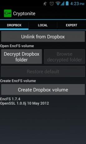 Cryptonite-Android-Dropbox