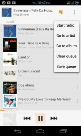 Google Play Music All Access pour Android - Radio
