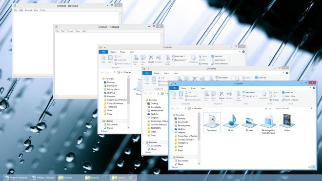 Windows 8 Vairāku lietotņu palaišanas programma_Daudzi Windows